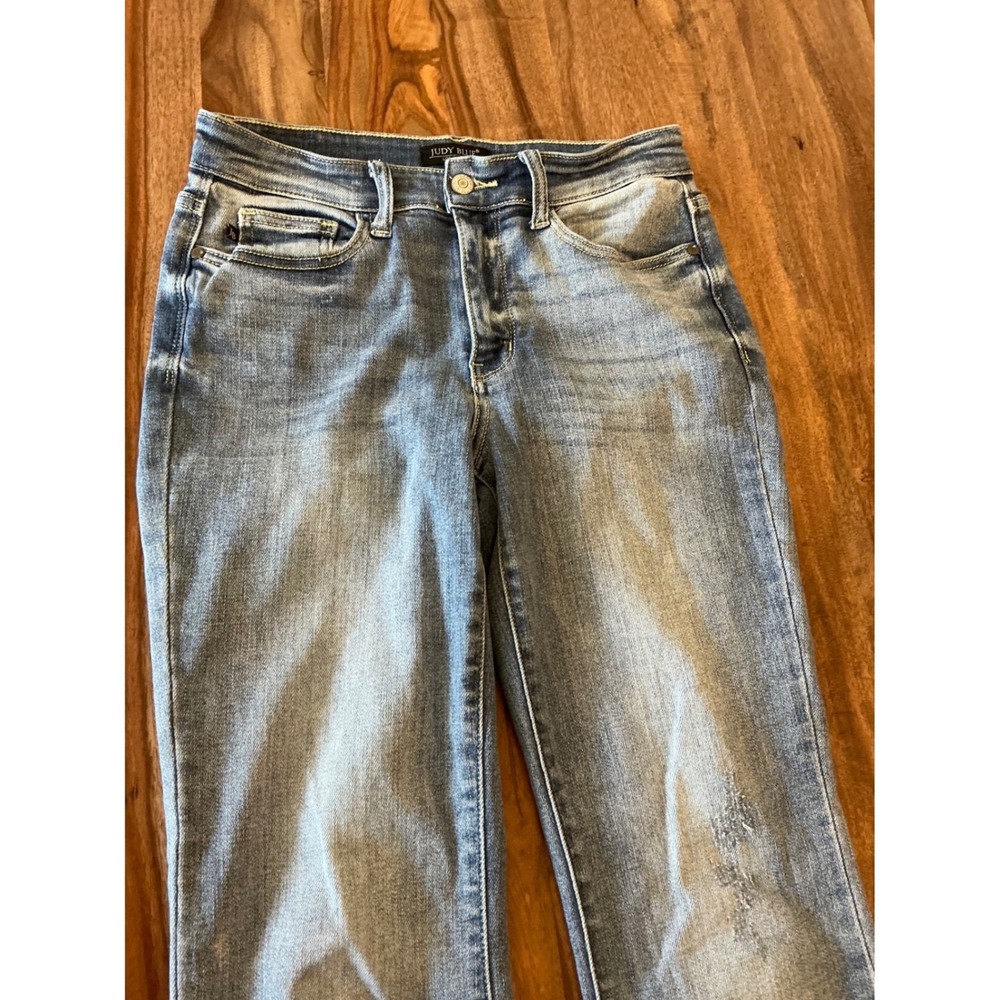 Judy Blue Boot Cut Jeans Womens 3/26 Light Wash Mid Rise Stretch Denim JB82331LT - Picture 5 of 15